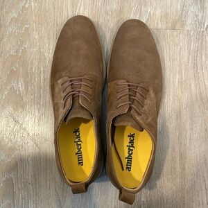 Brand new brown suede oxfords 11.5M